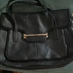Coach Black Leather Tote